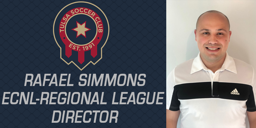Rafael Simmons Joins Tulsa SC as ECNL-RL Director & Coach of Two RL Teams